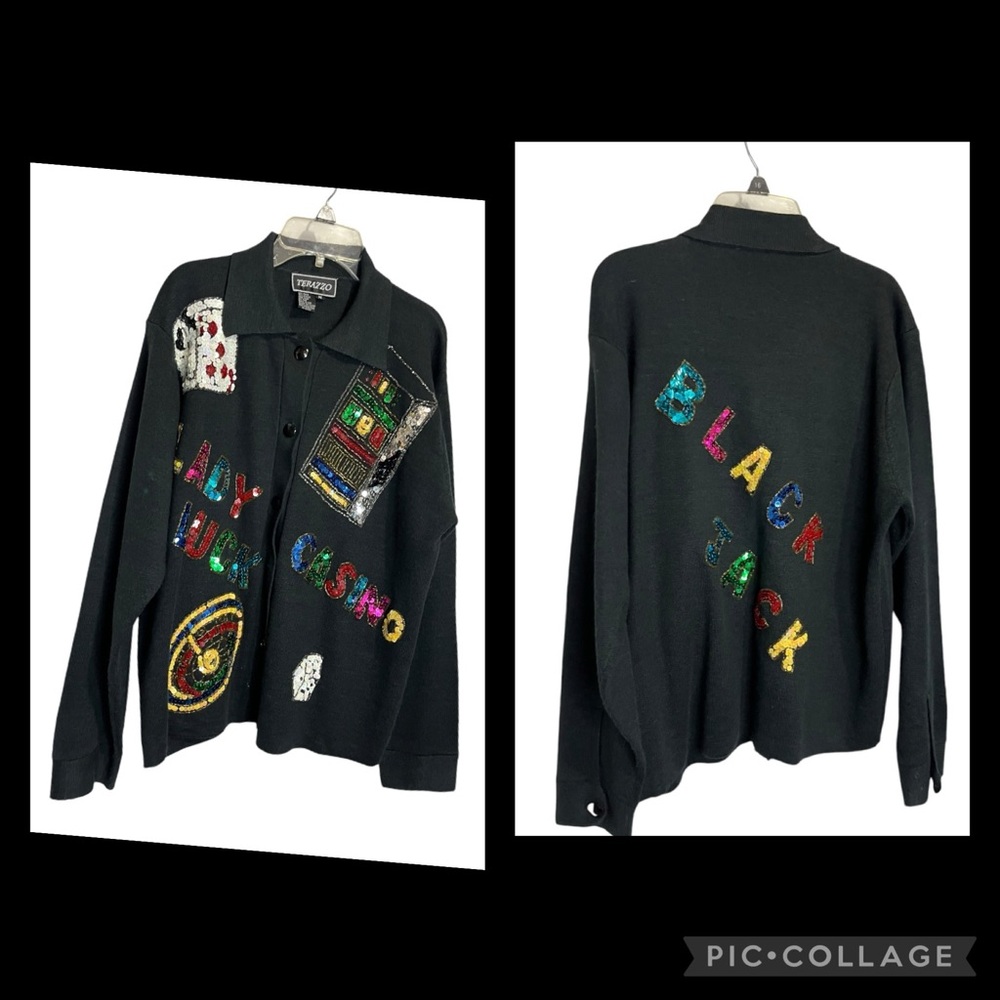 Vintage Terazzo Lady Luck Sweater